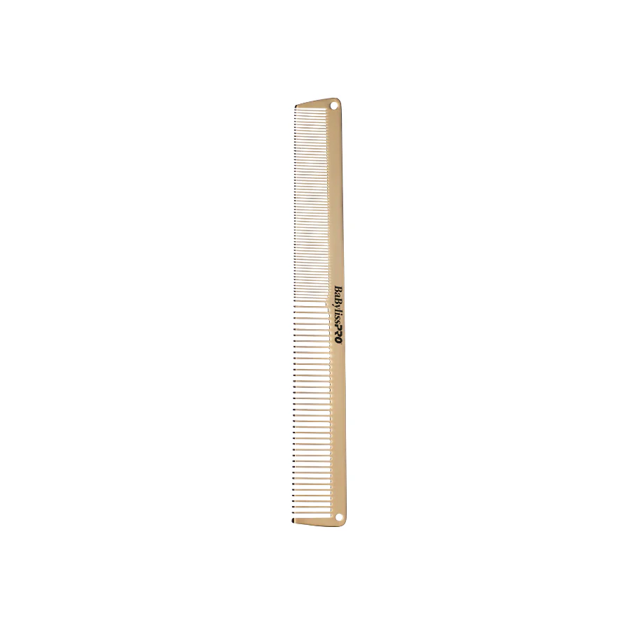 BaBylissPRO Barberology Metal Comb Set 2pc - Gold - Image 3