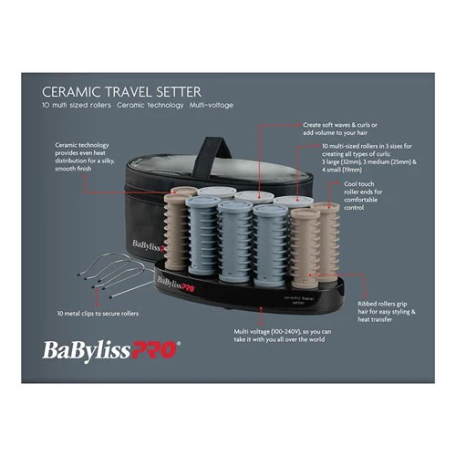 Babylisspro Ceramic Travel Setter Rollet Set -10 Pc - Image 3