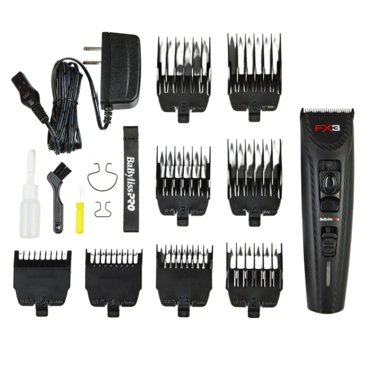 BaBylissPRO FX3 Professional High Torque Clipper - Black - Image 3