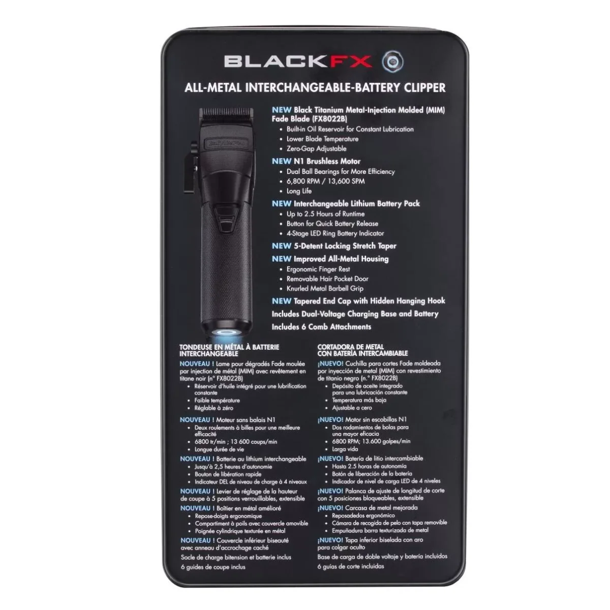 BaBylissPRO FXONE BlackFX Clipper - Image 5