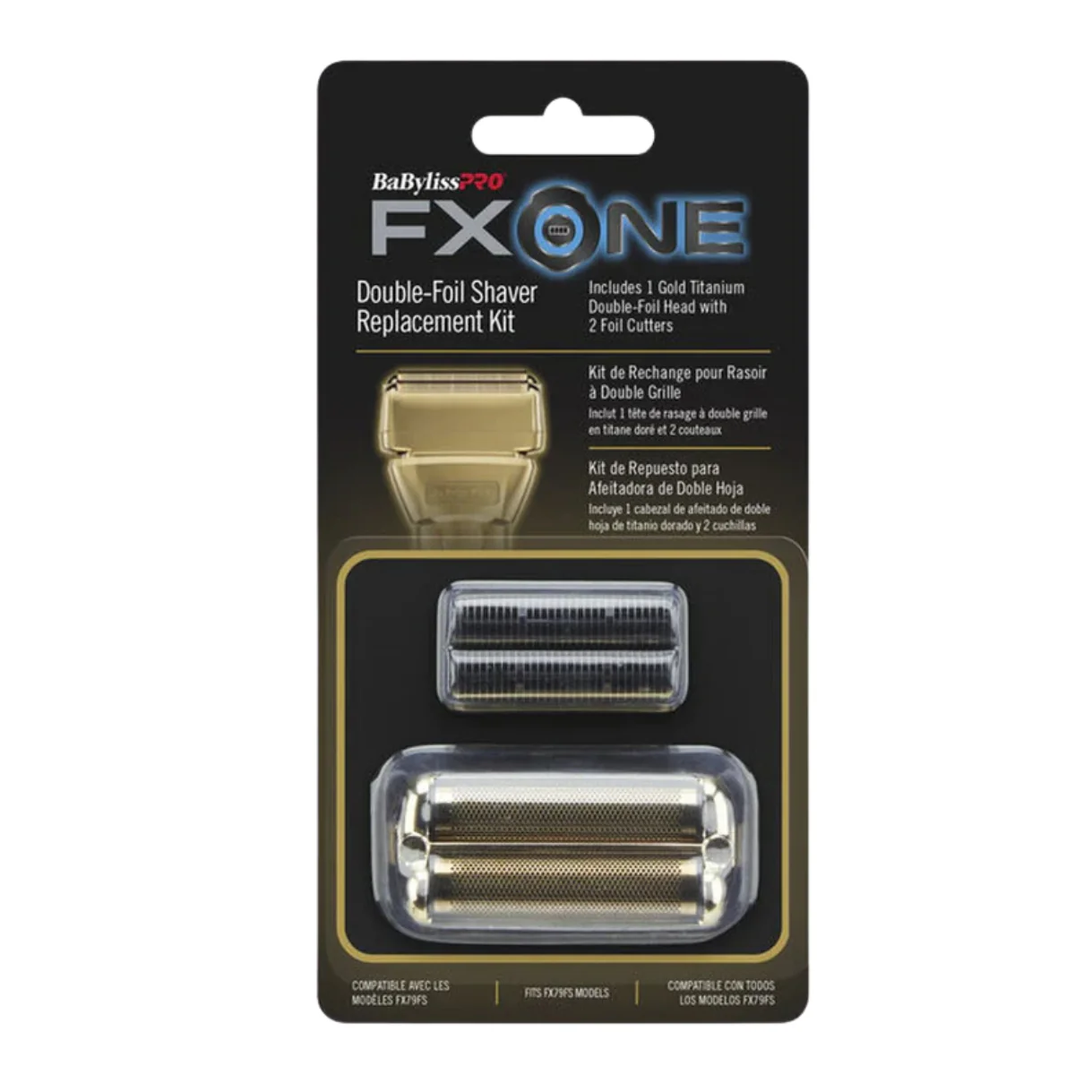 BabylissPro FXONE Replacement Foil & Cutter Gold - Image 2