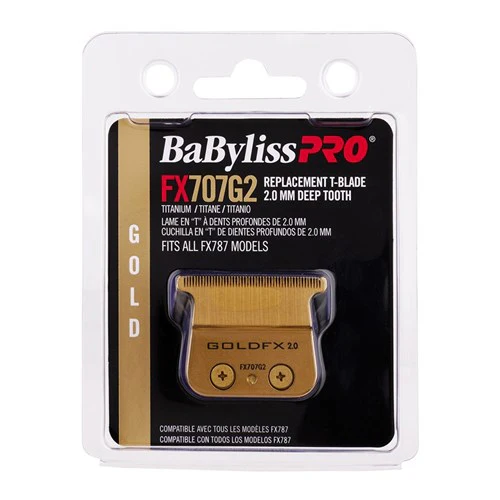 Babylisspro Gold Adjustable 2.0mm Deep Tooth Trimmer Blade - Image 2