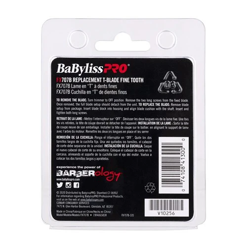 Babylisspro Graphite Adjustable Zero Gap Fine Tooth Trimmer Blade - Image 3