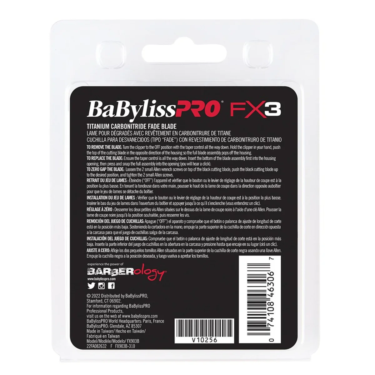 BaBylissPRO Replacement Hair Clipper FX3 Fade Blade - Image 4