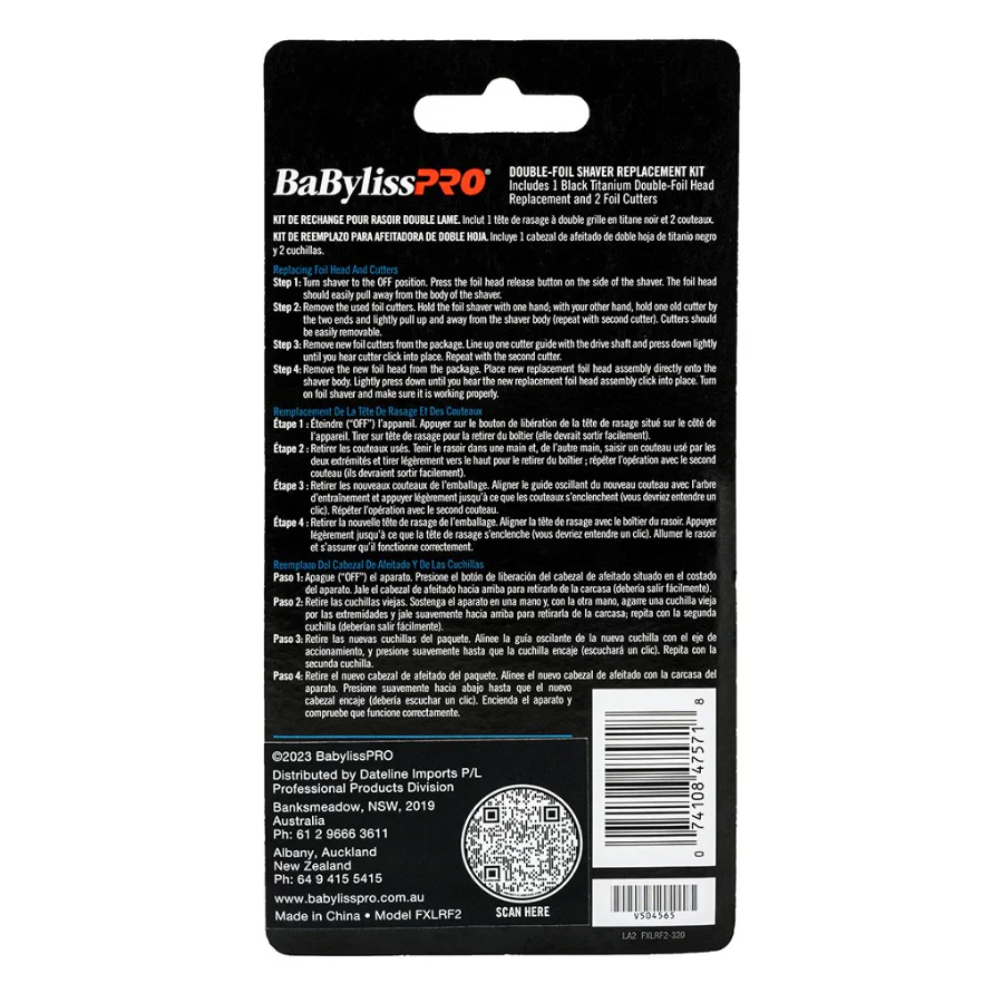 BaBylissPRO UVFoil Single Shaver Replacement Foil Head - Image 3