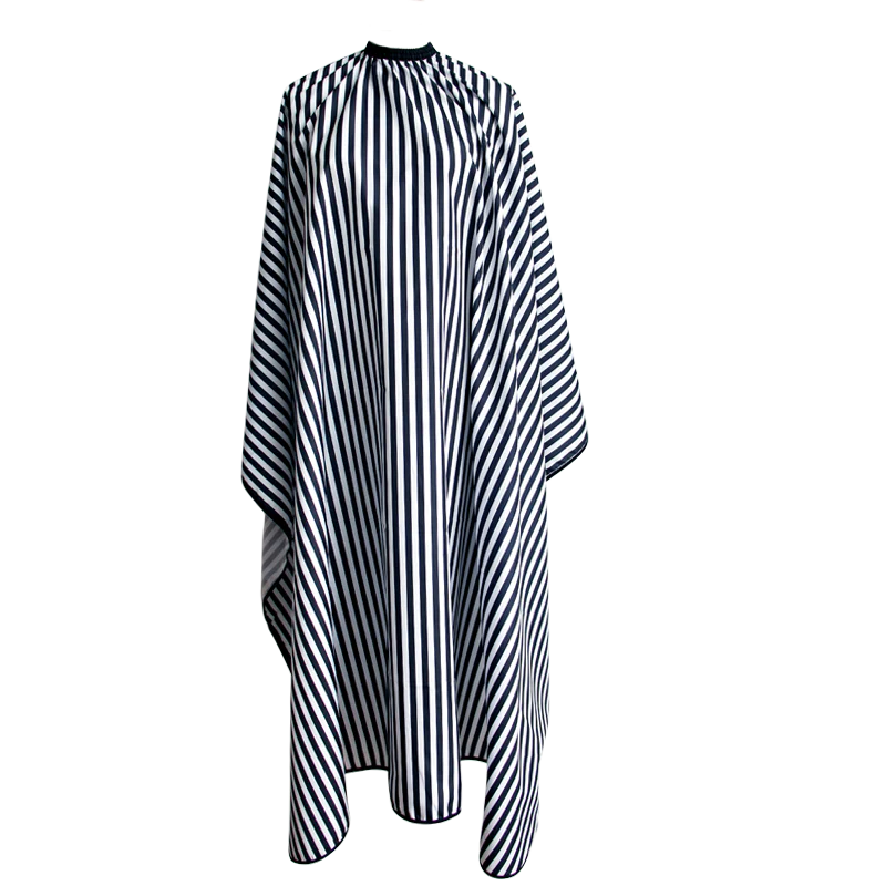 Barberco Kids Cape - Black And White