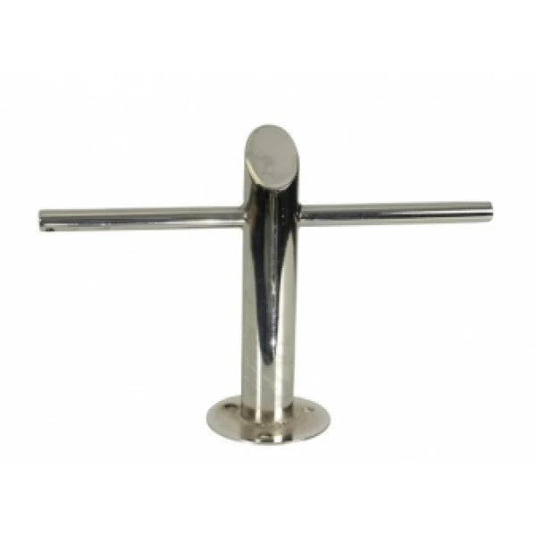 Cross Footrest - Chrome