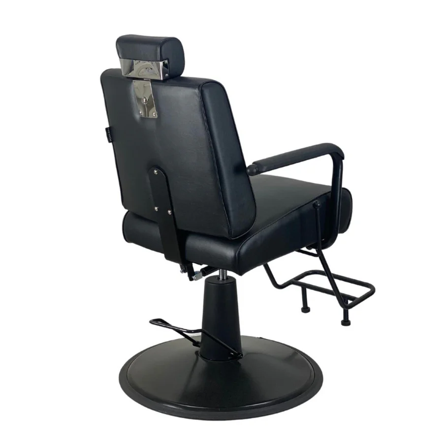 Cyrus Upholstery Reclining Salon Chair - Black - Image 6