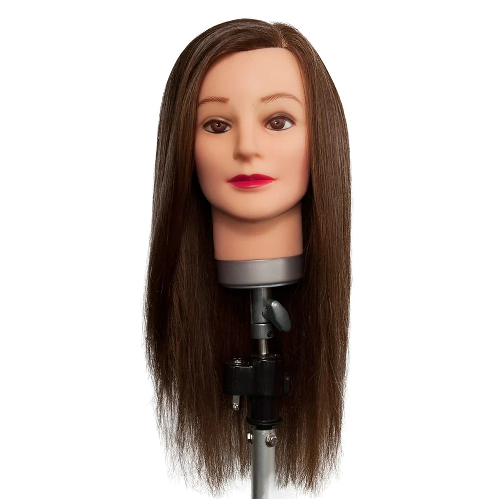Dateline Professional Mannequin Long Half Protein/half Human Brown - Amanda