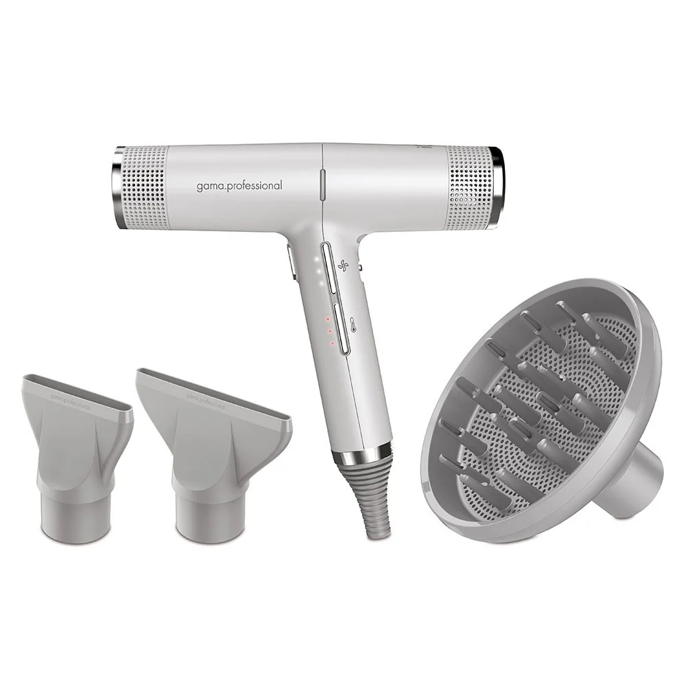 Gama Professional Iq Perfetto Hair Dryer - Silver - Image 2