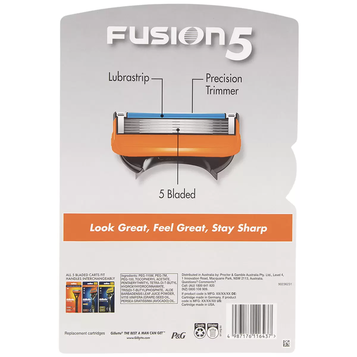 Gillette Fusion 5 Manual Cartridges 20 Pack - Image 2
