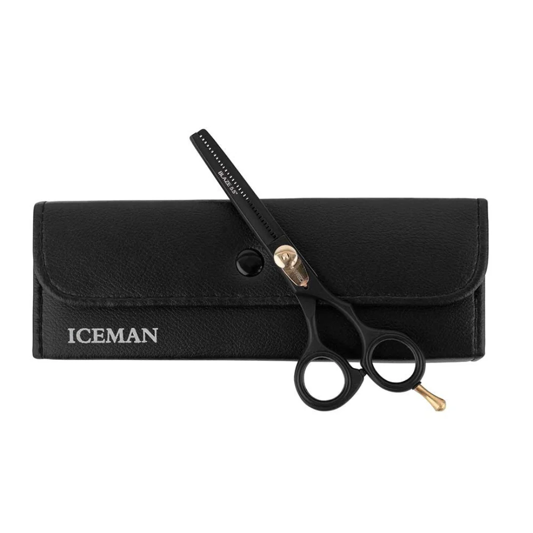 Iceman Blaze 5.5” Black Hairdressing Thinner - Image 2