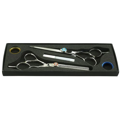 Iceman Duo Set 6 Scissor And Thinning Scissor - Offset