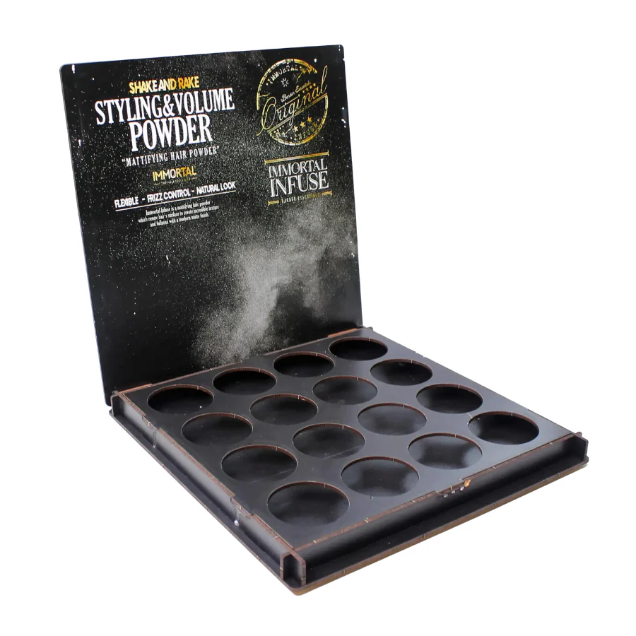 Immortal Infuse Volume Powder And Styling Powder 16 Piece Display Stand