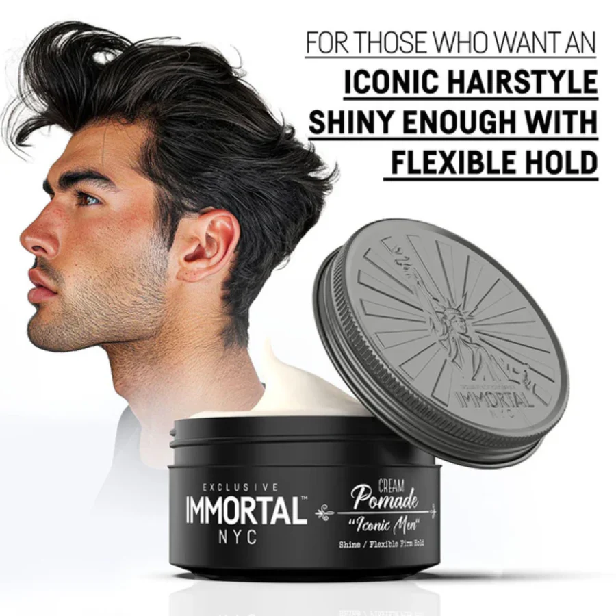 Immortal Nyc Iconic Men Cream Pomade 150ml - Image 4