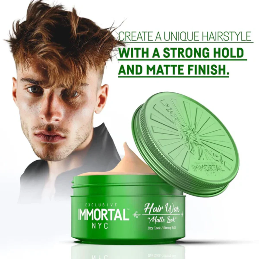 Immortal Nyc Matte Look Hair Wax 150ml - Image 4
