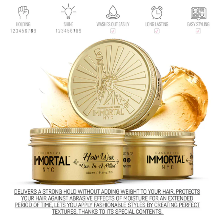 Immortal Nyc One In A Millon Hair Wax 150ml - Image 3