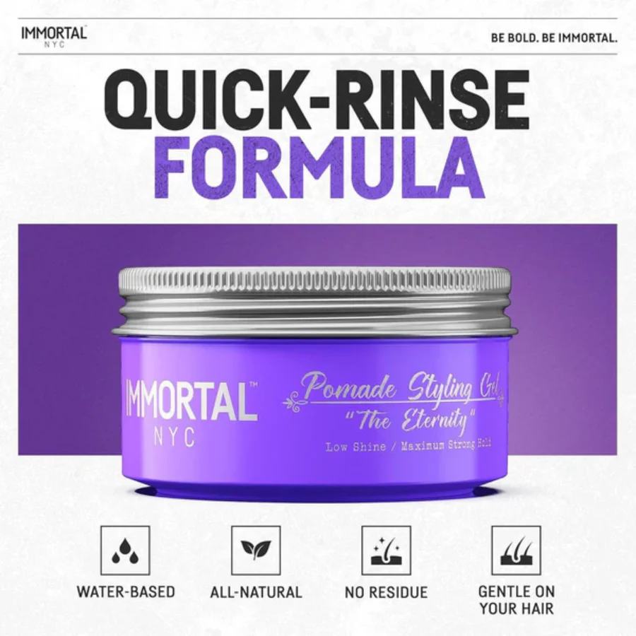 Immortal The Eternity Pomade Styling Gel 150ml - Image 4