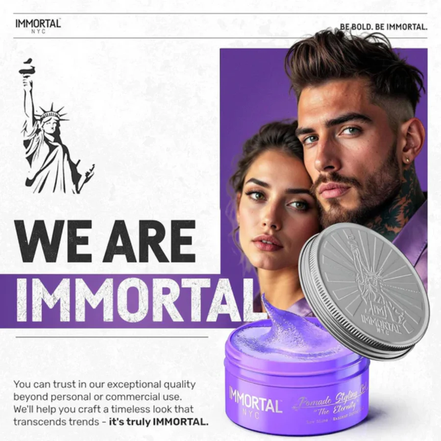 Immortal The Eternity Pomade Styling Gel 150ml - Image 6
