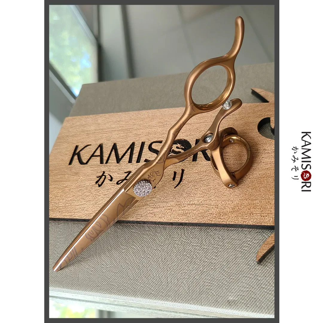 Kamisori Jewel Iii Double Swivel Professional Haircutting Shears - Image 4