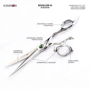 Kamisori Revolver Iii Professional Haircutting Shears - Image 2