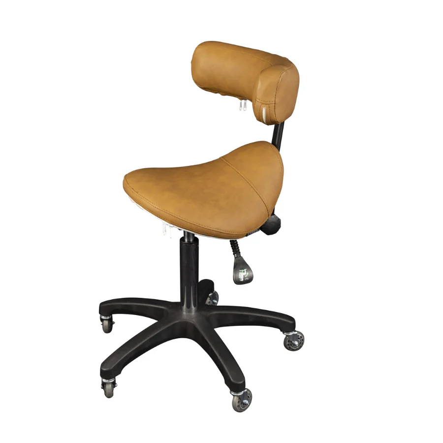 Karma Davenport Saddle Tattoo Stool Tan
