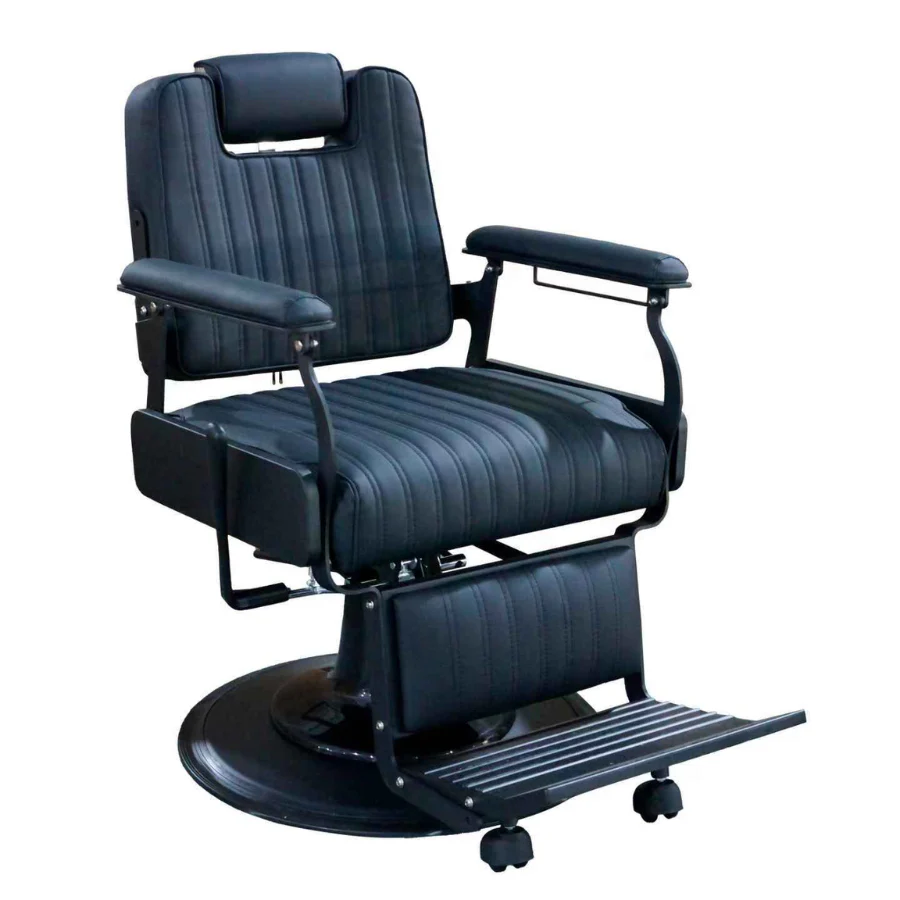 Karma Hawthorn Barber Chair Black & Black - Image 4