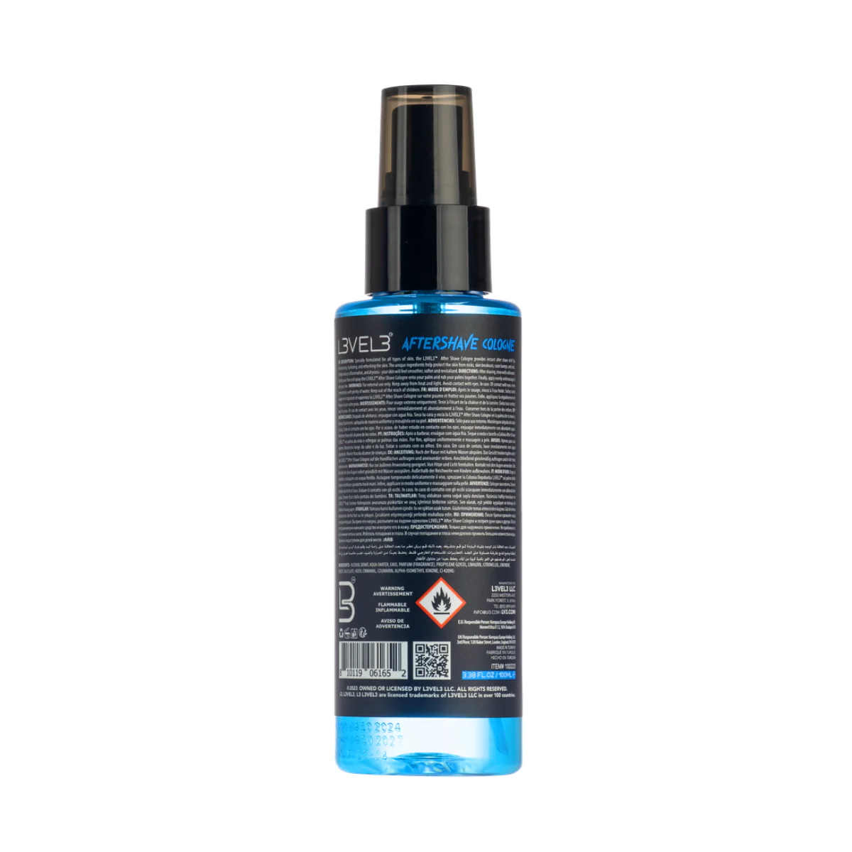 L3VEL3 Aftershave Cologne Aqua - 100ml - Image 2