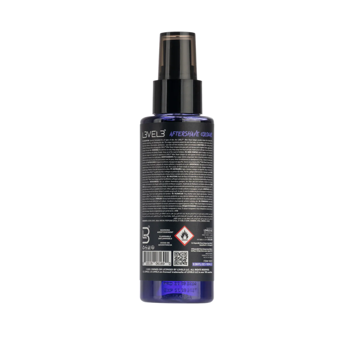 L3VEL3 Aftershave Cologne Royale - 100ml - Image 2