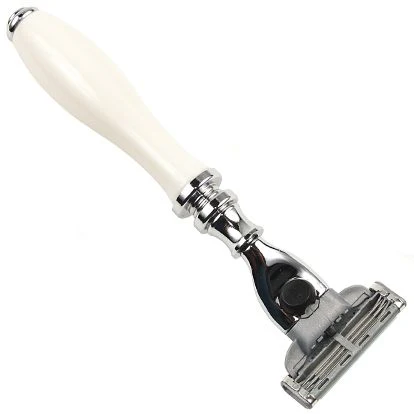Parker 111w Mach 3 Handle White Resin