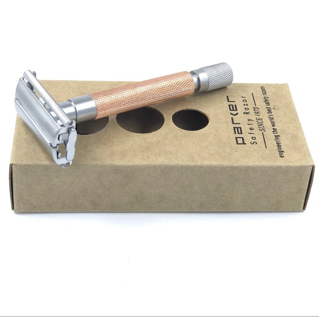 Parker 74r Safety Razor Rose Gold - Image 2