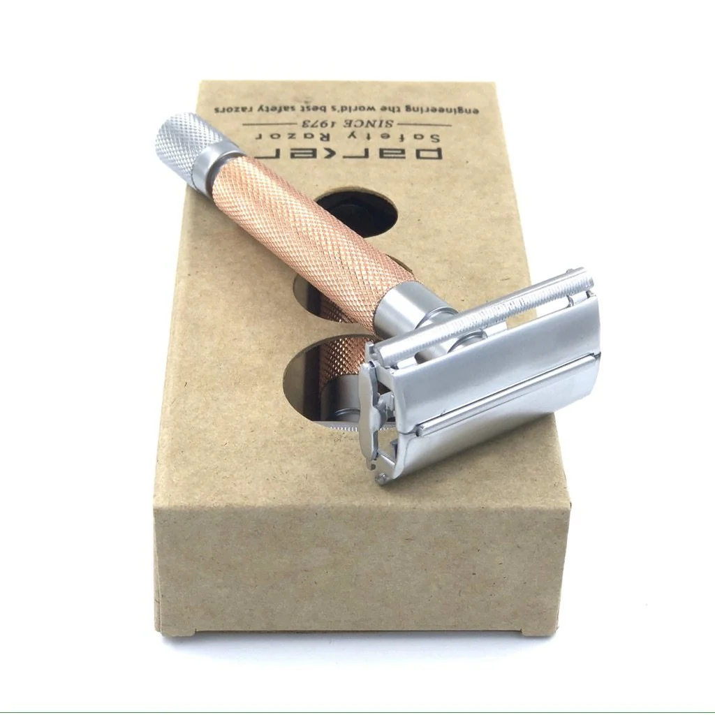 Parker 74r Safety Razor Rose Gold - Image 3