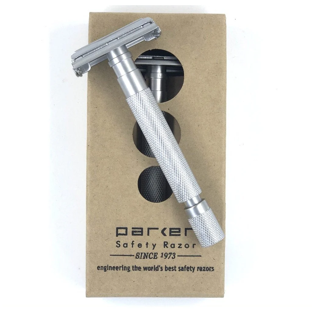 Parker 74r Safety Razor Satin Silver