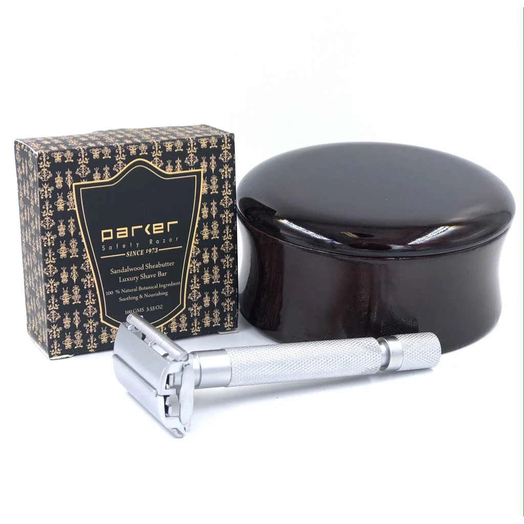 Parker 74r Safety Razor Satin Silver - Image 4
