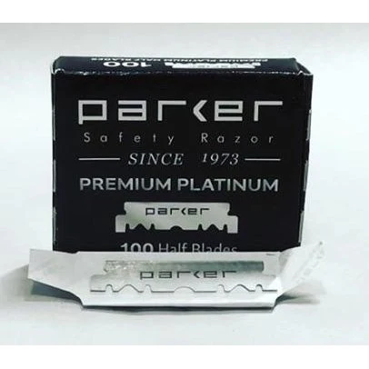 Parker Premium Platinum Half Blades 100 Pack