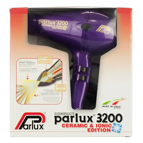 Parlux 3200 Ionic Ceramic Compact Hair Dryer - Purple - Image 2