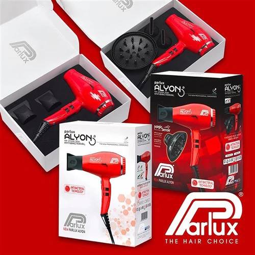 Parlux Alyon Air Ionizer Tech Hair Dryer And Diffuser 2250w - Red - Image 5