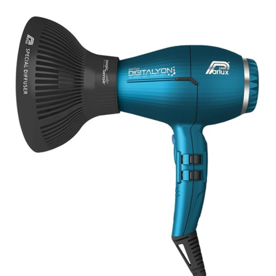 Parlux Digitalyon Dryer - Blue with Diffuser Pack