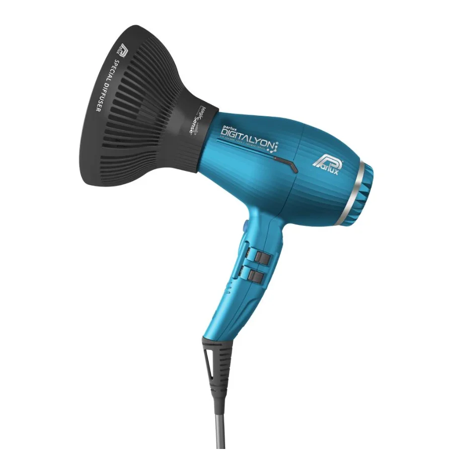 Parlux Digitalyon Dryer - Blue with Diffuser Pack - Image 3