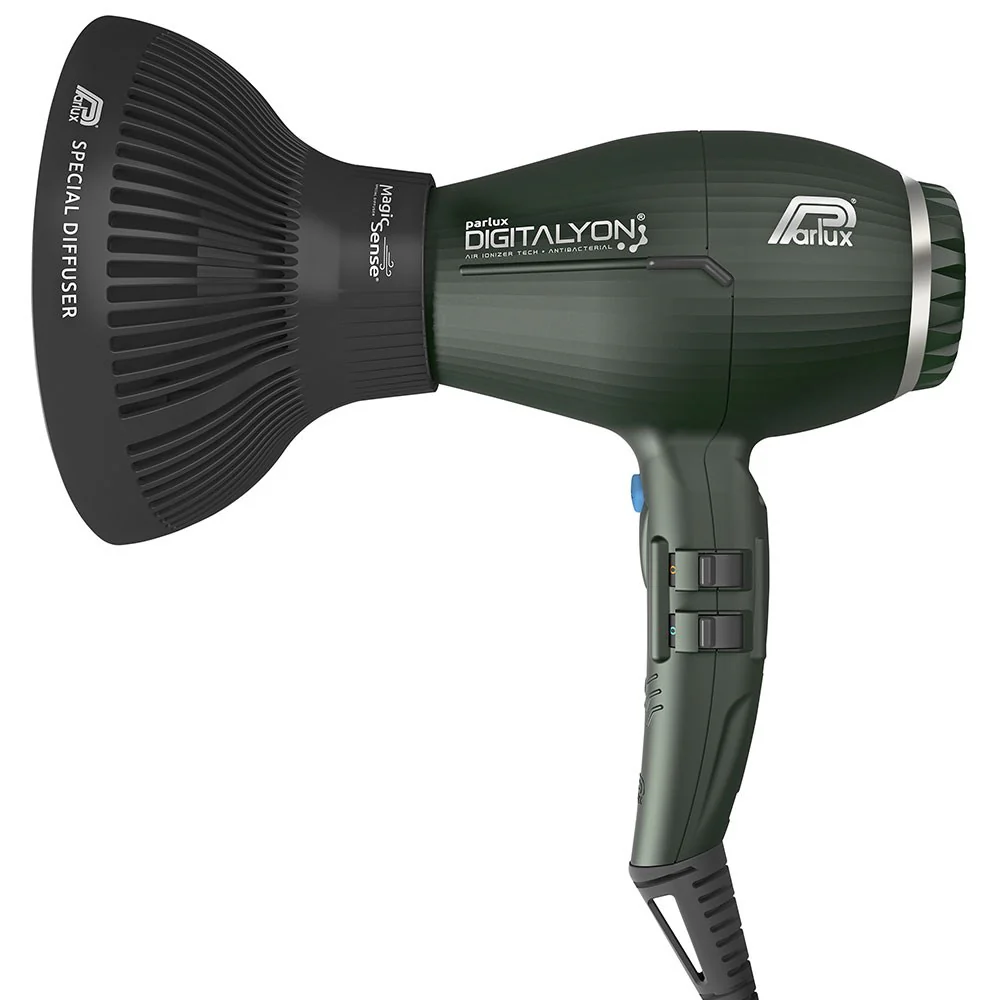 Parlux Digitalyon Hair Dryer And Diffuser Anthracite