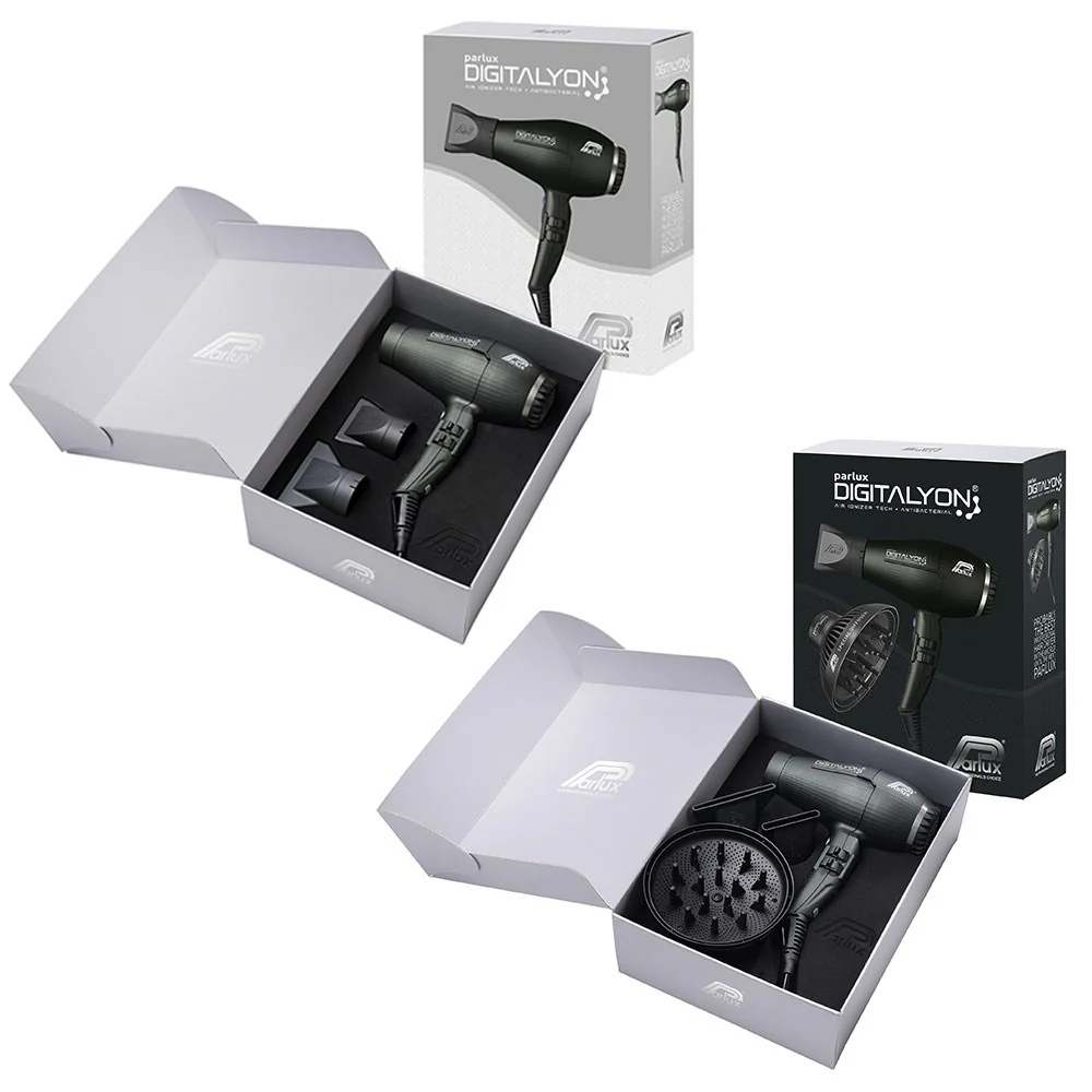 Parlux Digitalyon Hair Dryer And Diffuser Anthracite - Image 5