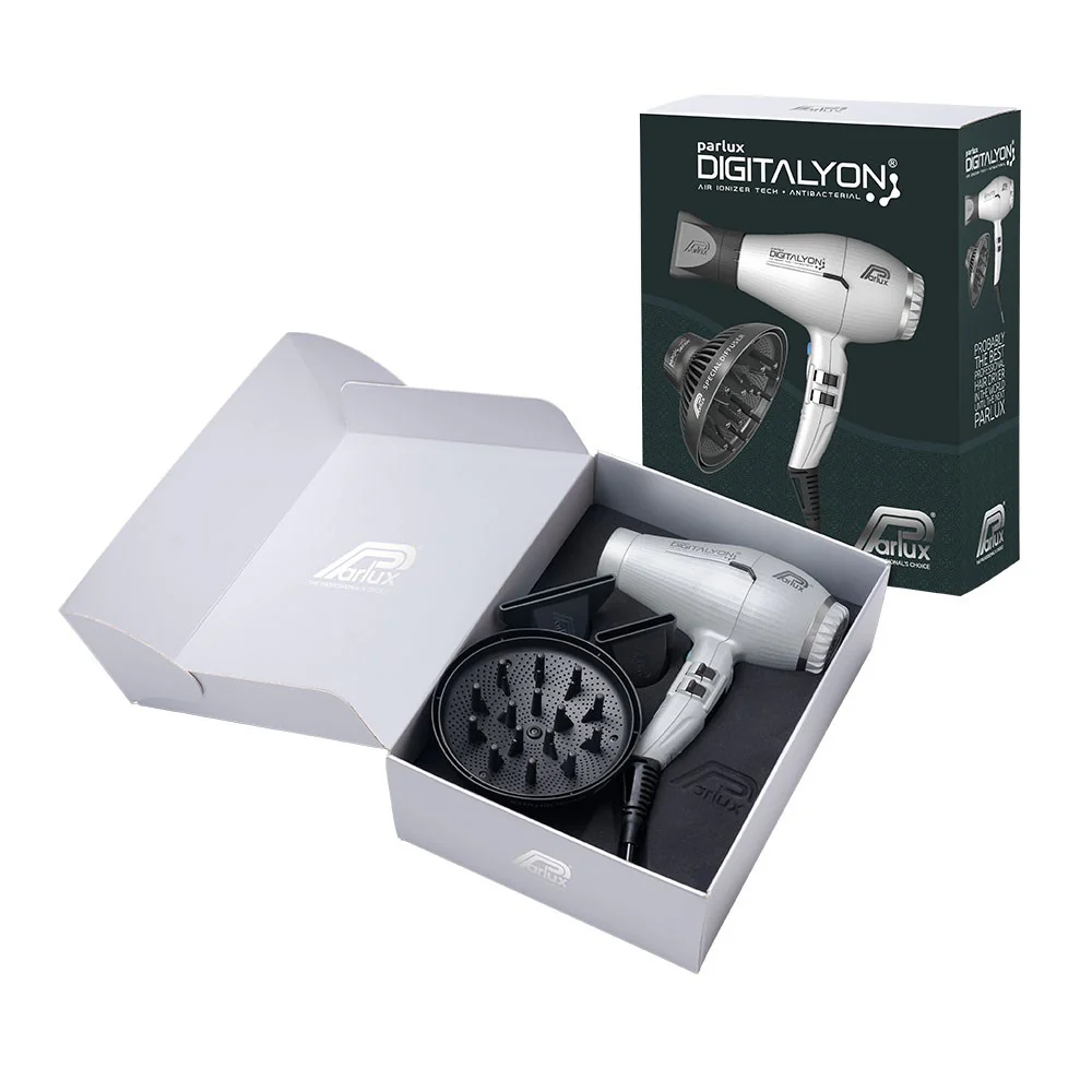 Parlux Digitalyon Hair Dryer And Diffuser Silver - Image 2