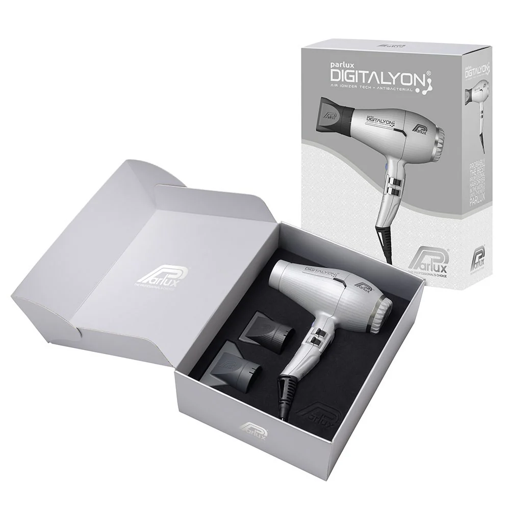 Parlux Digitalyon Hair Dryer Silver - Image 2