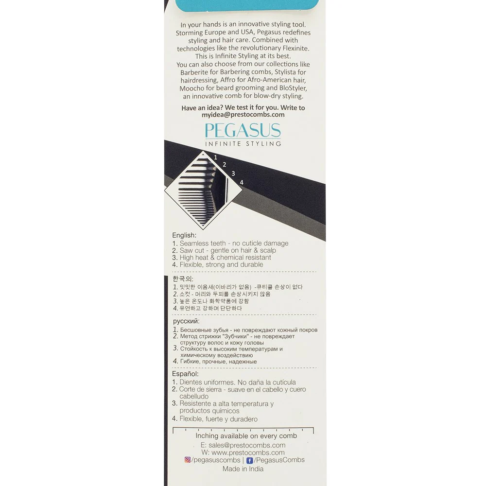 Pegasus No 202 Styling Comb - Image 2