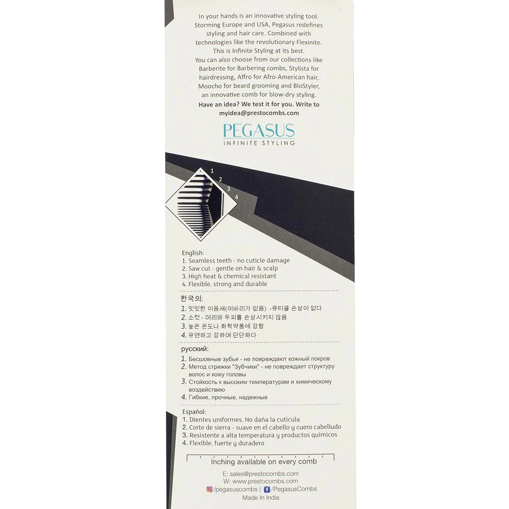 Pegasus No 514a Barber Comb - Image 3
