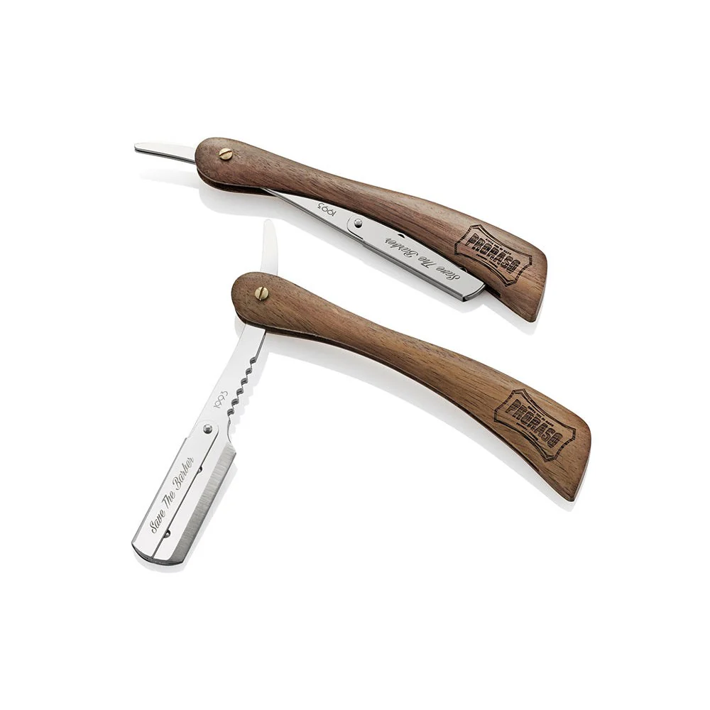 Proraso Shavette Razor W Wooden Handle Professional - Ref 400270