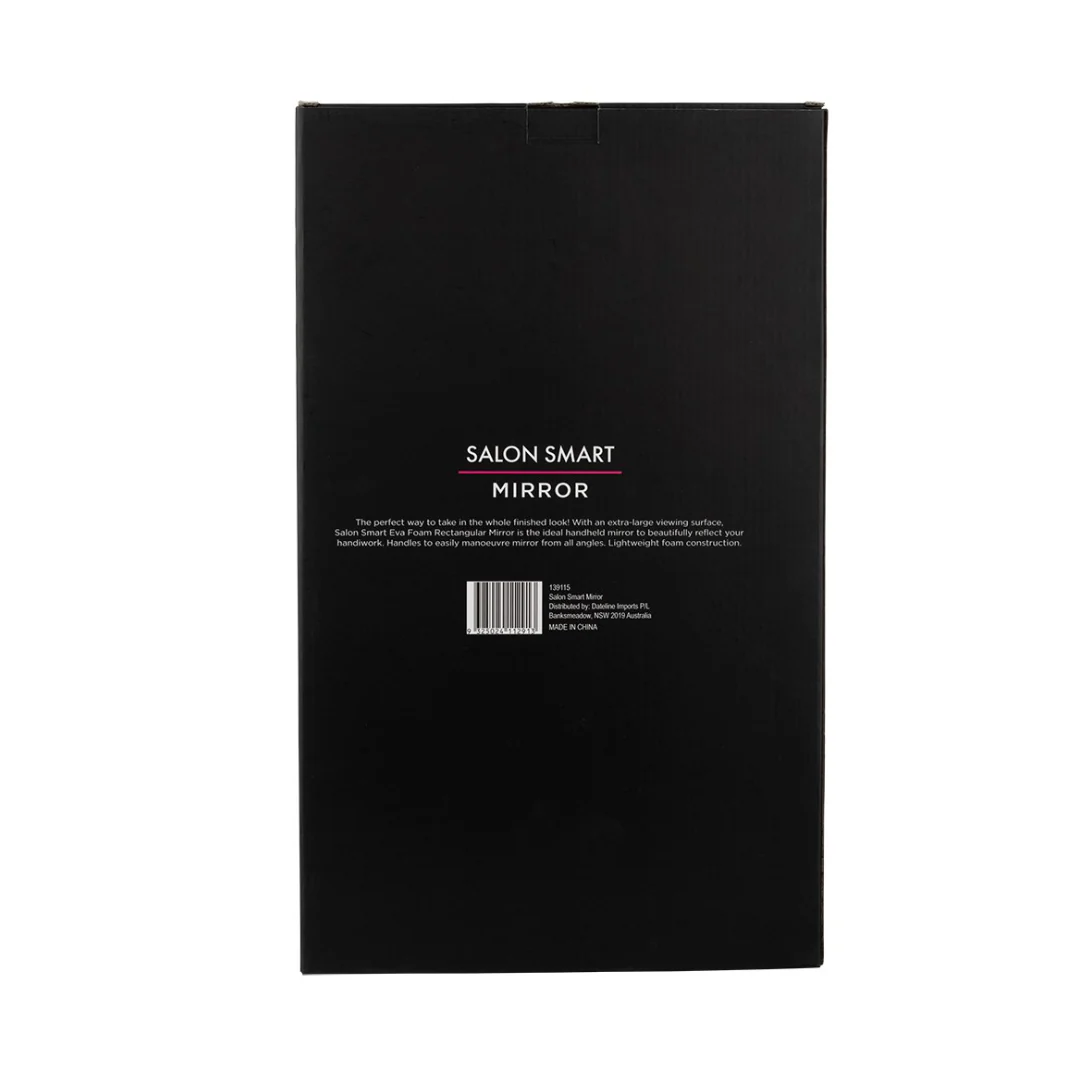 Salon Smart Hairdressing Mirror Black - Image 3