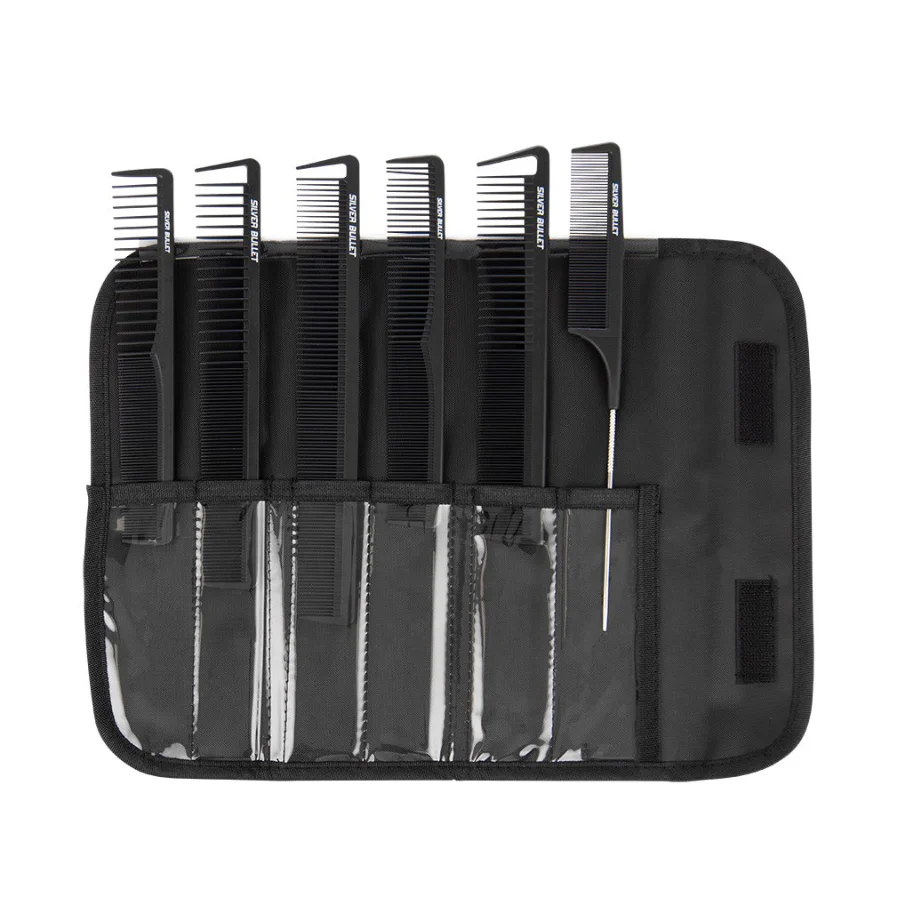 Silver Bullet Carbon Comb Set 6pc - Image 4