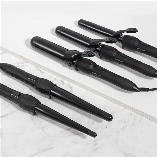 Silver Bullet City Chic Regular Ceramic Conical Curling Iron Black - 13mm-25mm - Image 5