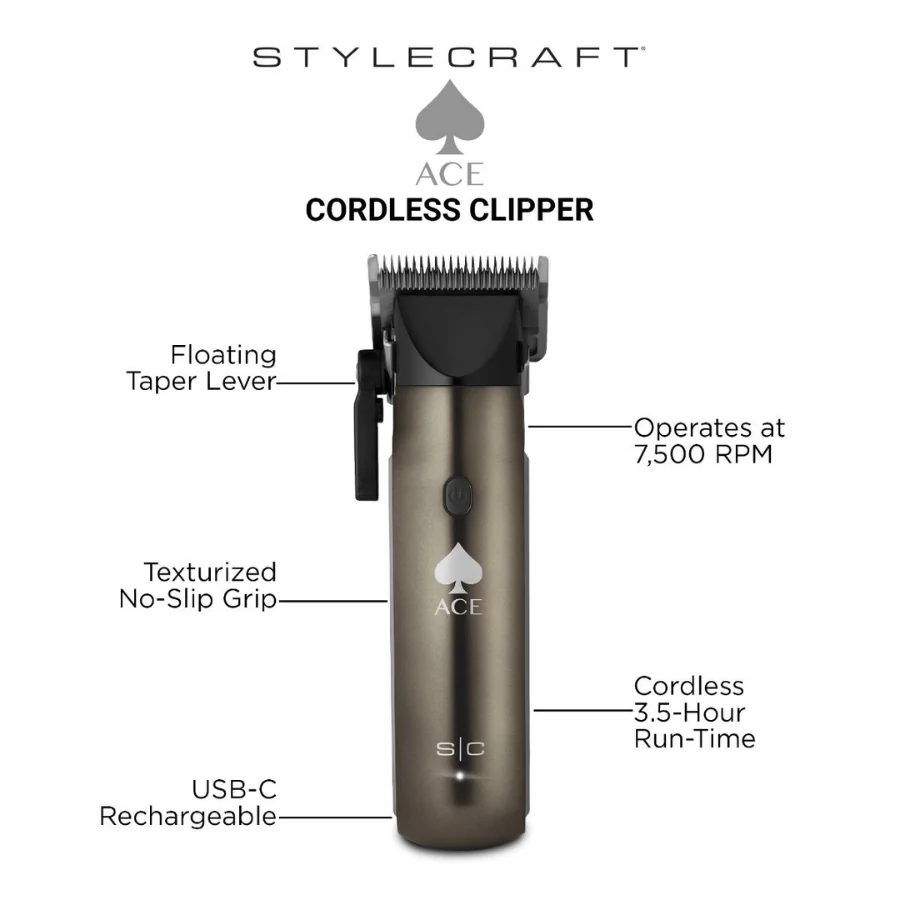 Stylecraft Ace Cordless Hair Clipper - Image 5